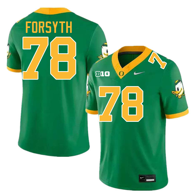 Alex Forsyth Oregon Jersey,Oregon Ducks Football Uniforms Youth-Green 2024